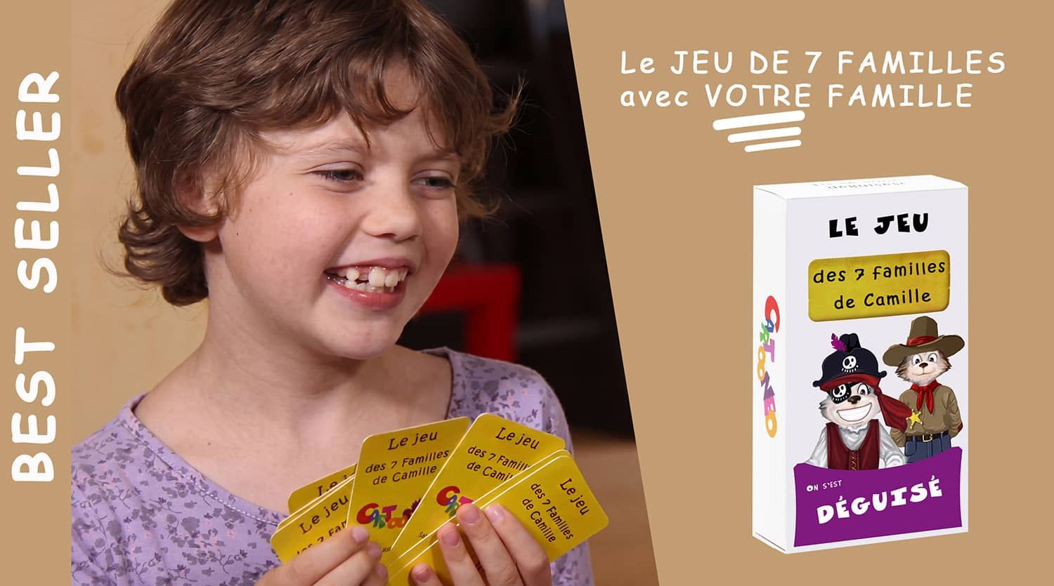 Jeu de 7 familles personnalisé Cartooneo