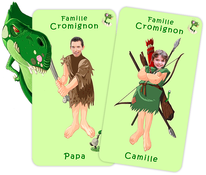 Cartes personnalisées 7 familles