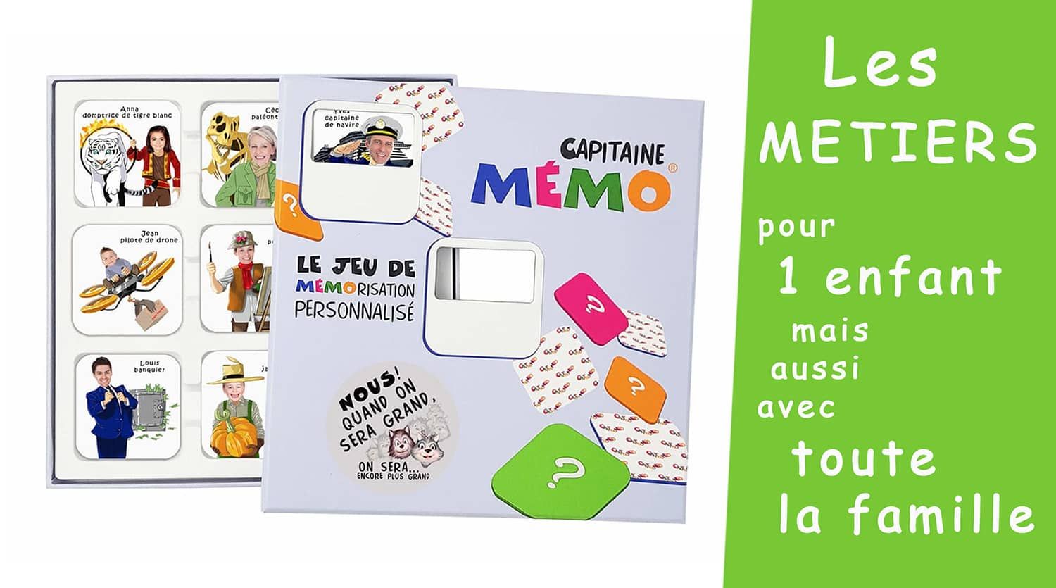 Jeu de memory personnalisé Cartooneo